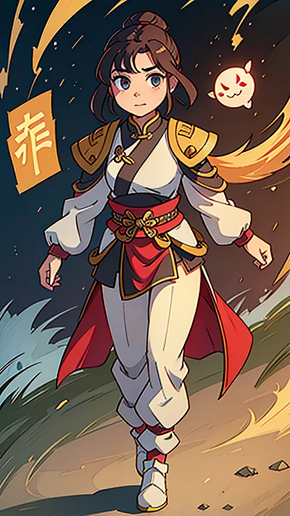 (walking)、Three Kingdoms in ancient Chinese armor、Ancient Chinese man with topknot