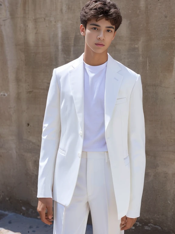 Un chico sin ropa, 16 years old very beautiful, con rasgos finos, cuerpo completo definido piel blanca sin ropa