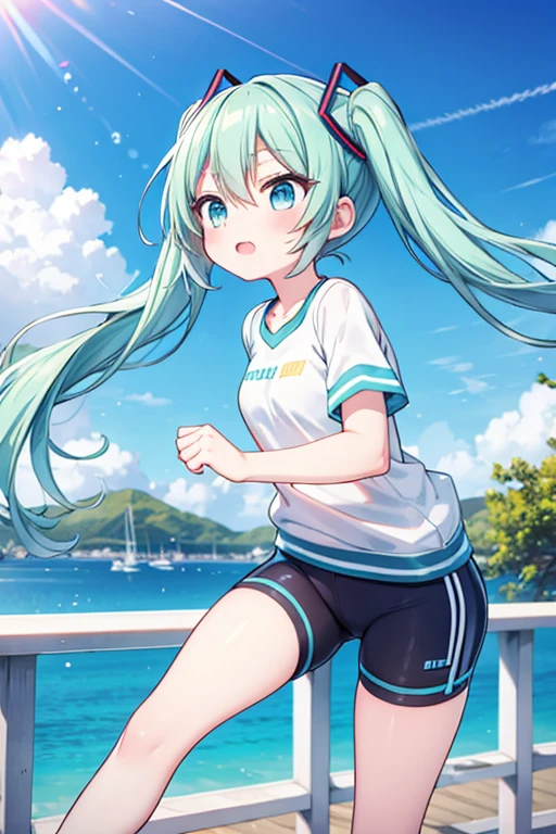 Nendroi Miku exercising 