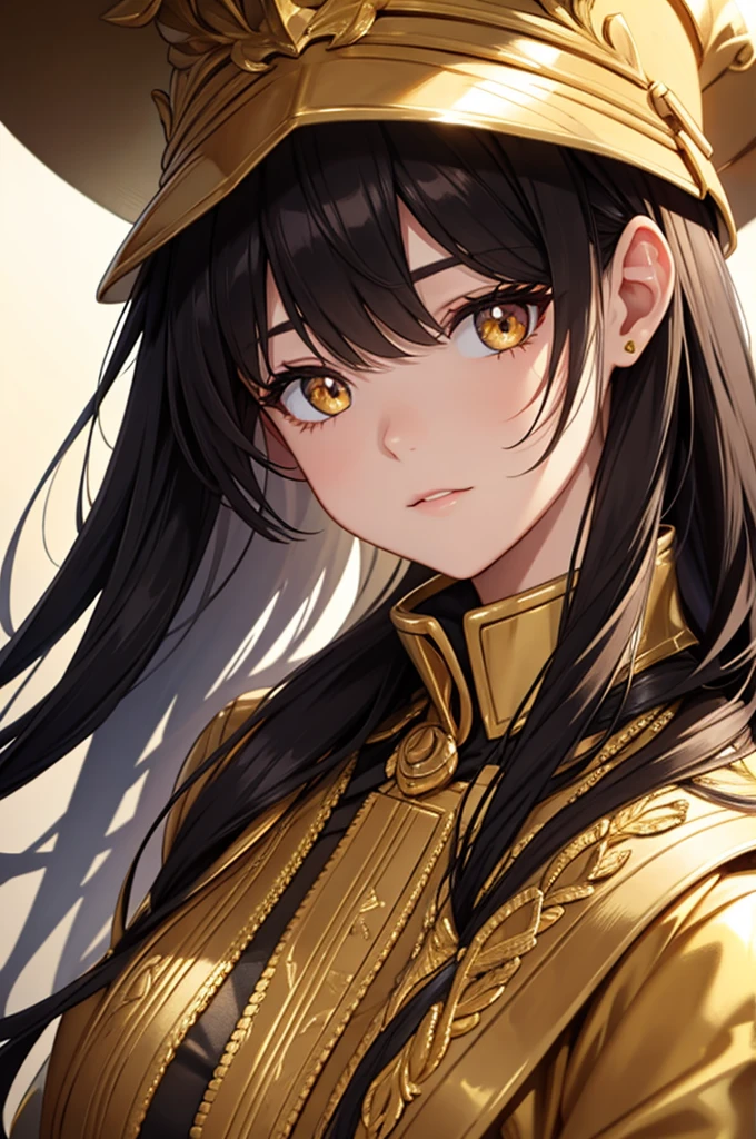 gold eyes
