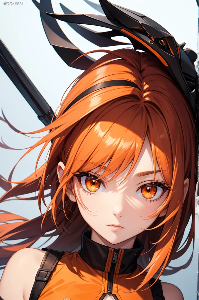 orange eyes