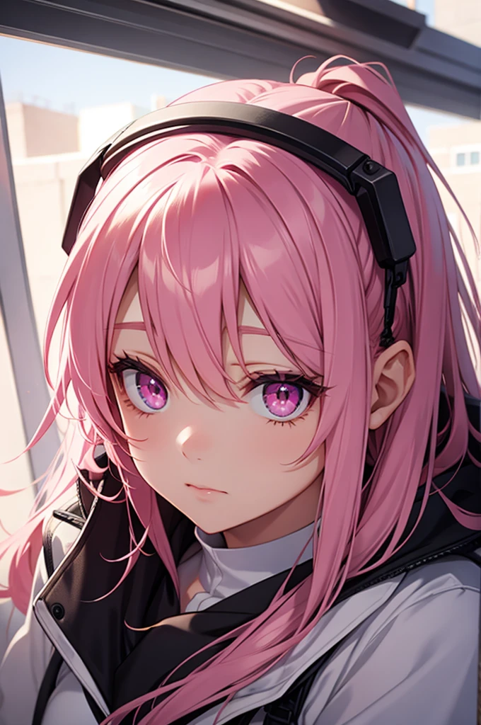pink eyes