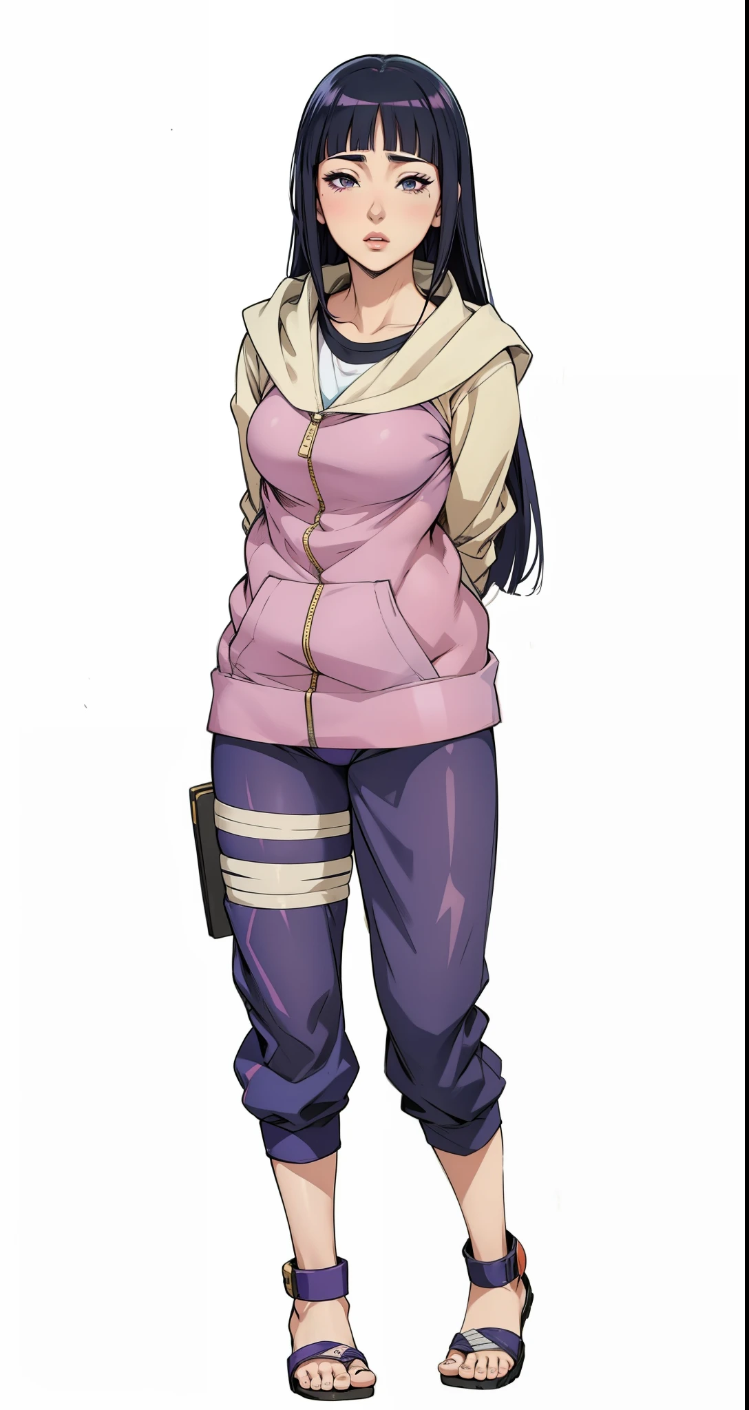 Hinata Hyuga, Extremamente Realista, muito linda, sexy, bunda grande, pernas grossas, Fitness