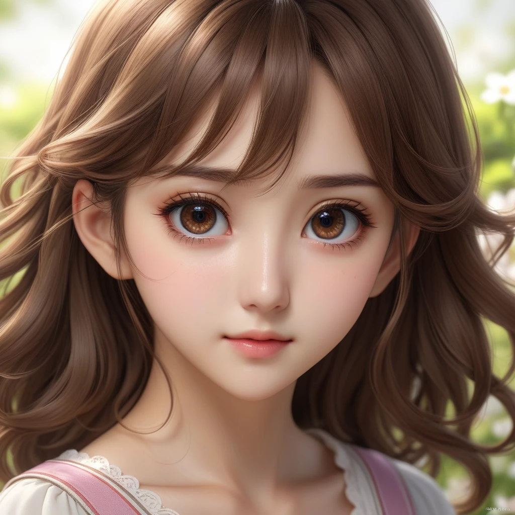 Very detailed,(Highest quality),((masterpiece)),(High resolution),original,Very detailed 8k 壁紙,(Very delicate and beautiful),Highest_hand,anime, One Girl, Sayuri, Young face, round face, Brown Hair, Wavy Semi-Long, Droopy eyes, Under one eye２Ren&#39;s Tears, Wink, smile, Throw kiss, alone, Female teacher-like appearance, Dark blue business suit, Light brown tie, Long pencil skirt