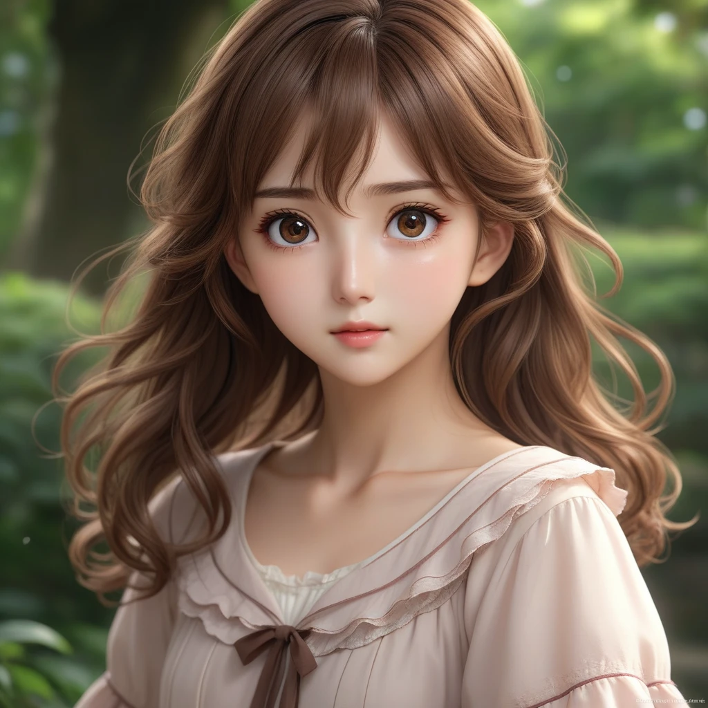 Very detailed,(Highest quality),((masterpiece)),(High resolution),original,Very detailed 8k 壁紙,(Very delicate and beautiful),Highest_hand,anime, One Girl, Sayuri, Young face, round face, Brown Hair, Wavy Semi-Long, Droopy eyes, Under one eye２Ren&#39;s Tears, Wink, smile, Throw kiss, alone, Female teacher-like appearance, Dark blue business suit, Light brown tie, Long pencil skirt