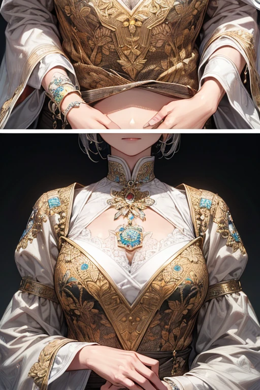 (Absurd、High resolution、Ultra-detailed)、One Girl、Mature Woman、Gray Hair、Hair length、Blunt bangs、blue eyes、dress、Long sleeve、Detailed eyes and face、Intricate details、Blake Mosaic Art、small pieces、Colorful tickets、Complex patterns、Tile Design、Durable surface、Traditional Techniques BREAK Macro Photography、Intricate details、Expanded Texture、Amazing clarity、Hidden Beauty、Immersive Perspective BREAK、 Artisan-made creations、Handmade products、Unique Design、Intricate details、Creative Expression、Expert craftsmanship、Huge 、Best Style
