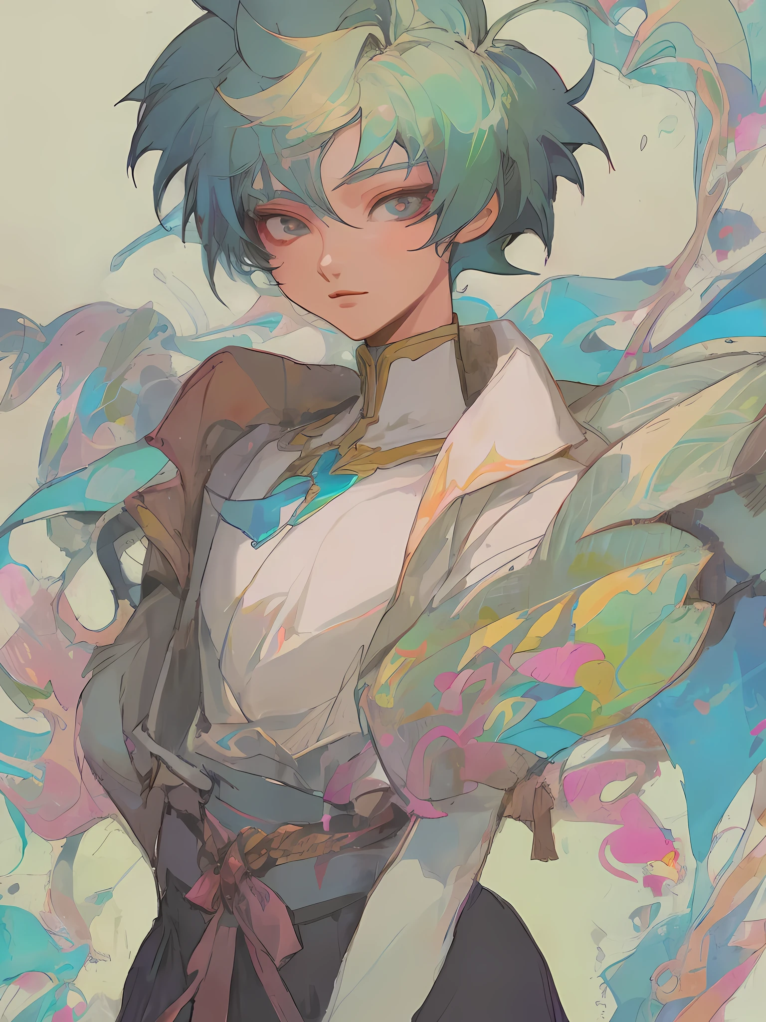 Androgynous anime character
