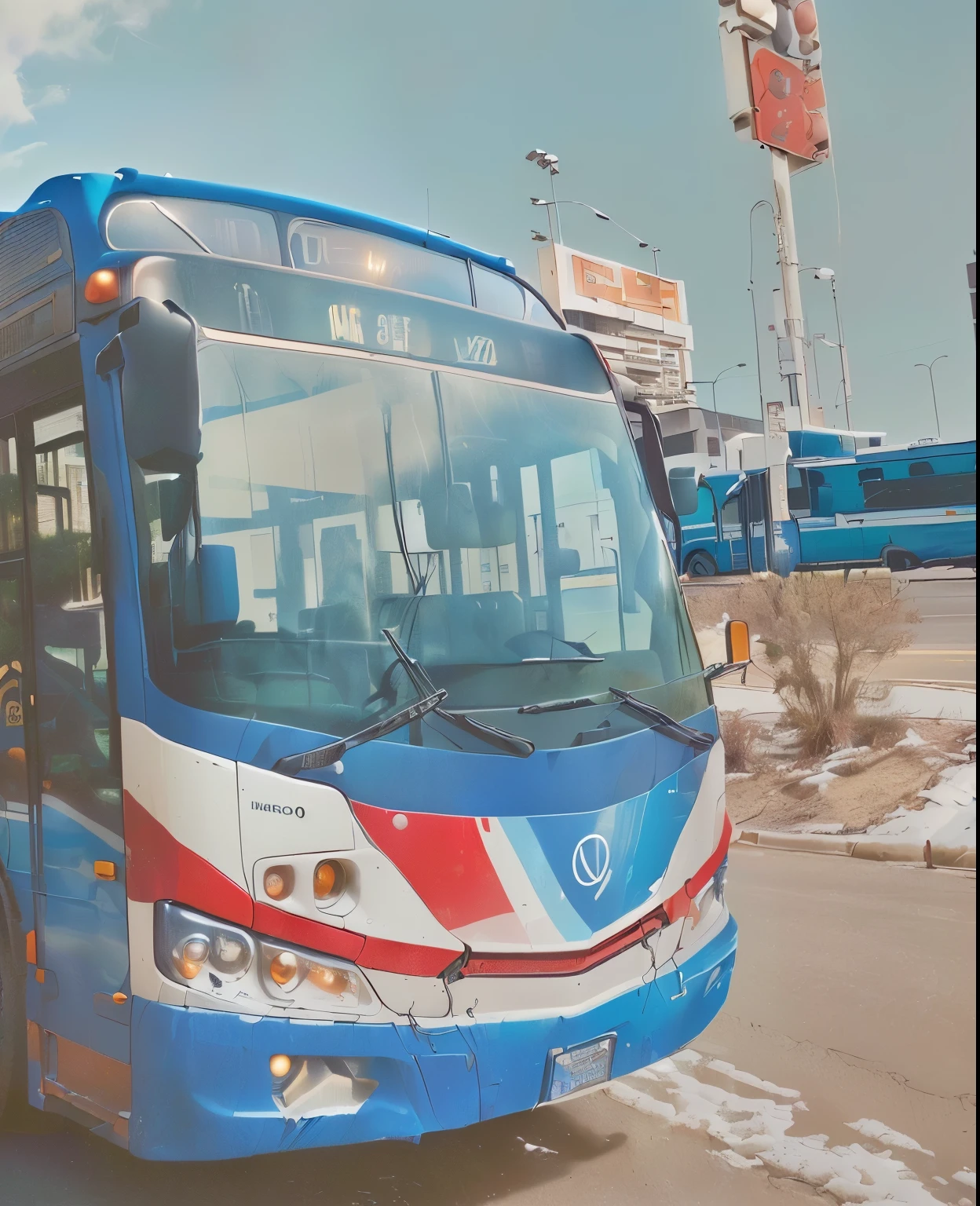 there is a bus ride that is parked in the street, por Milton Menasco, bus ridees, public bus ride, por Jack C.. Mancino, bus ride, by Gina Pellón, ( ( ( bus ridees, imagen explotable, bien editado, obra de arte, by Matteo Pérez, high resolution scan, high resolution scan, foto tomada en 2 0 2 0 mejorar la calidad de la foto 4k