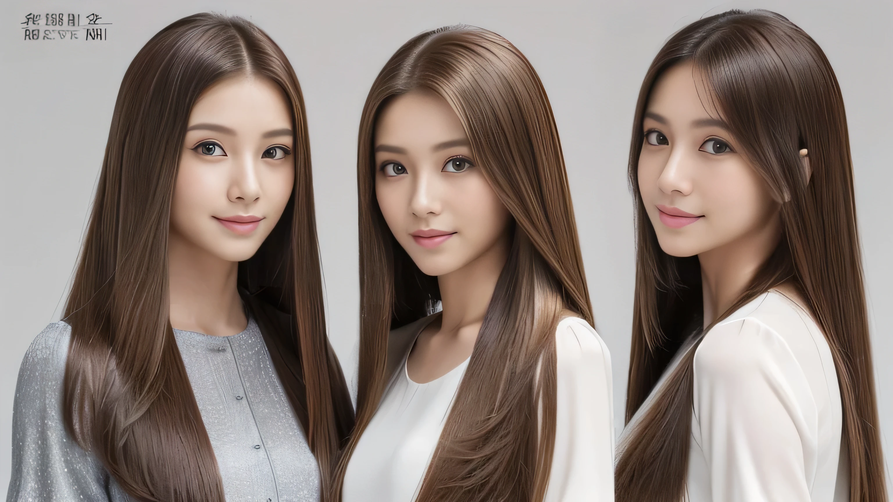 (((Identical twins standing happily facing each other A photo of them standing from the front))) (3women with length brown hair posing for a picture, thin and shiny hair, Ulzzang, long and straight hair of brown color,, Brown long hair, beautifulgemini portrait, Brown long hair, beautifulgemini, length Hair, Smooth Hair, Flowing brown hair, With the same hairstyle, length, Flat Hair, length brown hair, Attractive long hair, Beautiful brown hair Two women with long brown hair posing for a photograph, Digital Art inspired by Wang Duo, tumbler, Digital Art, thin and shiny hair, Ulzzang, long and straight hair of brown color,, Brown long hair, beautifulgemini portrait, Brown long hair, beautifulgemini, length Hair, Smooth Hair, Flowing brown hair, With the same hairstyle, length, Flat Hair) ((both sides Random poses showing as much back and hair as possible:1.8)) ((Both sides Beautiful 24 year old hair model with long black hair, girl with super Very long hair that reaches down to the ankles, extremely Very long hair that reaches down to the ankles, Very long hair that reaches down to the ankles,Very long hair that reaches down to the ankles , Flowing Hair, very Very long hair that reaches down to the ankles, Very long hair that reaches down to the anklesgirl,Very long hair that reaches down to the ankles , flowing light brown hair, length Hair windy, Very long light brown hair, flowing light brown hair,Incredibly straight long-lasting hair, Abnormally long髪!!!! Her highest quality!!!! hair is long and straight., very long light brown hair that reaches down to the ankles, highest quality light brown hair , , Highest quality long straightなVery long hair that reaches down to the ankles straight, beautiful, High quality hair, Very long hair that reaches down to the ankles and highest quality straight light brown hair, straight, highest quality light brown hair, Perfect silky straight hair of the highest quality, straight, highest quality light brown hair , lengthLight brown hair straight hair, length, Thick and voluminous light brown hair Her hair is long and straight, Very long light brown hair, Abnormally long、or very long light brown hair, very long, straight, Light brown hair that reaches down to her ankles, Abnormally very long straight, beautiful hair of the highest quality, length Hair, length, straight light brown hair ,Extraordinarily very long light brown hair that lasts forever and free straight light brown hair , straight light brown hair)) (Both sides bangs are perfect.:1.3) (Japan's most sexy and beautiful 24-year-old beauty model) (Both sides They look at the viewer with a very captivating expression...) ((highest quality)), ((masterpiece)), (Familiar) (Get used to it) Perfect Face (both sidesHer skin is a typical Japanese skin color. And very detailed) (Both SidesBig Tits:1.3) (both sides She is wearing a beautiful shiny white camisole.) (both sides She has a beautiful face and a typical Japanese figure...., Narrow eyes) (both sides She has perfect beautiful and sexy makeup and face Lipstick is light red A solid eyeliner) ((Rich 1.4)) (Very detailed)