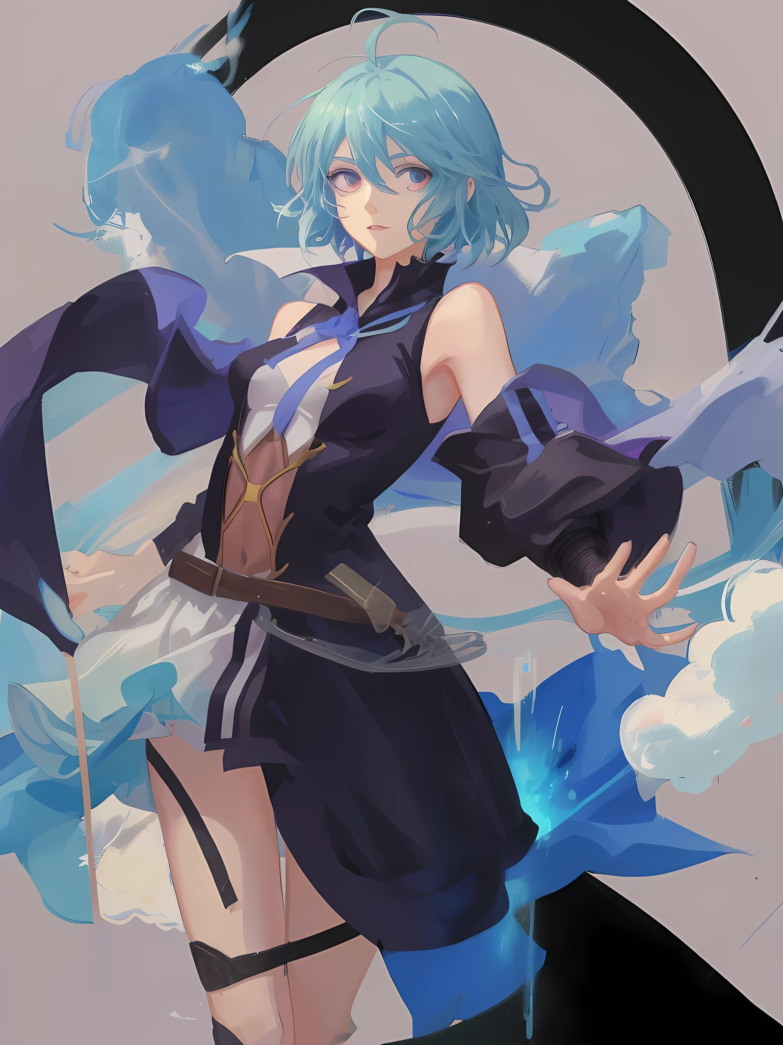 Androgynous anime character
