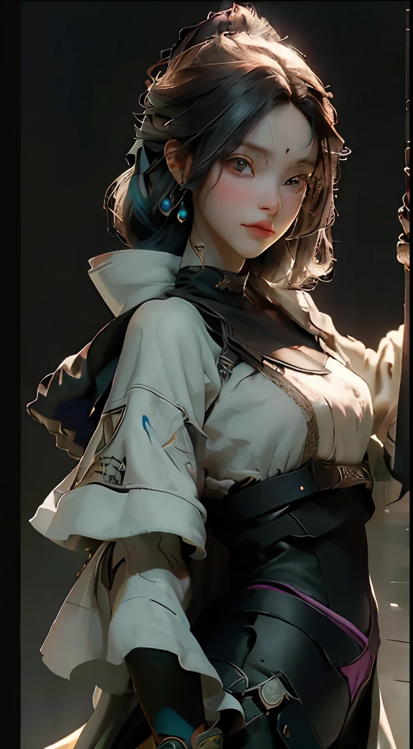 ((mejor calidad)), ((Obra maestra)), (detallado:1.4), 3D, una imagen de una hermosa mujer cyberpunk,hdr (high dynamic range),trazado de rayos,NVIDIA RTX,Super resolution,irreal 5,subsurface dispersion,Texturizado PBR,Postprocesamiento,Anisotropic filtering,Profundidad de campo,Maximum clarity and sharpness,Texturas multicapa,Albedo and Specular maps,Sombreado de superficie,Accurate simulation of the interaction between light and material.,proporciones perfectas,renderizado de octanaje,two tone lighting,Amplia apertura,ISO bajo,balance de blancos,regla de los tercios,8K CRUDO,