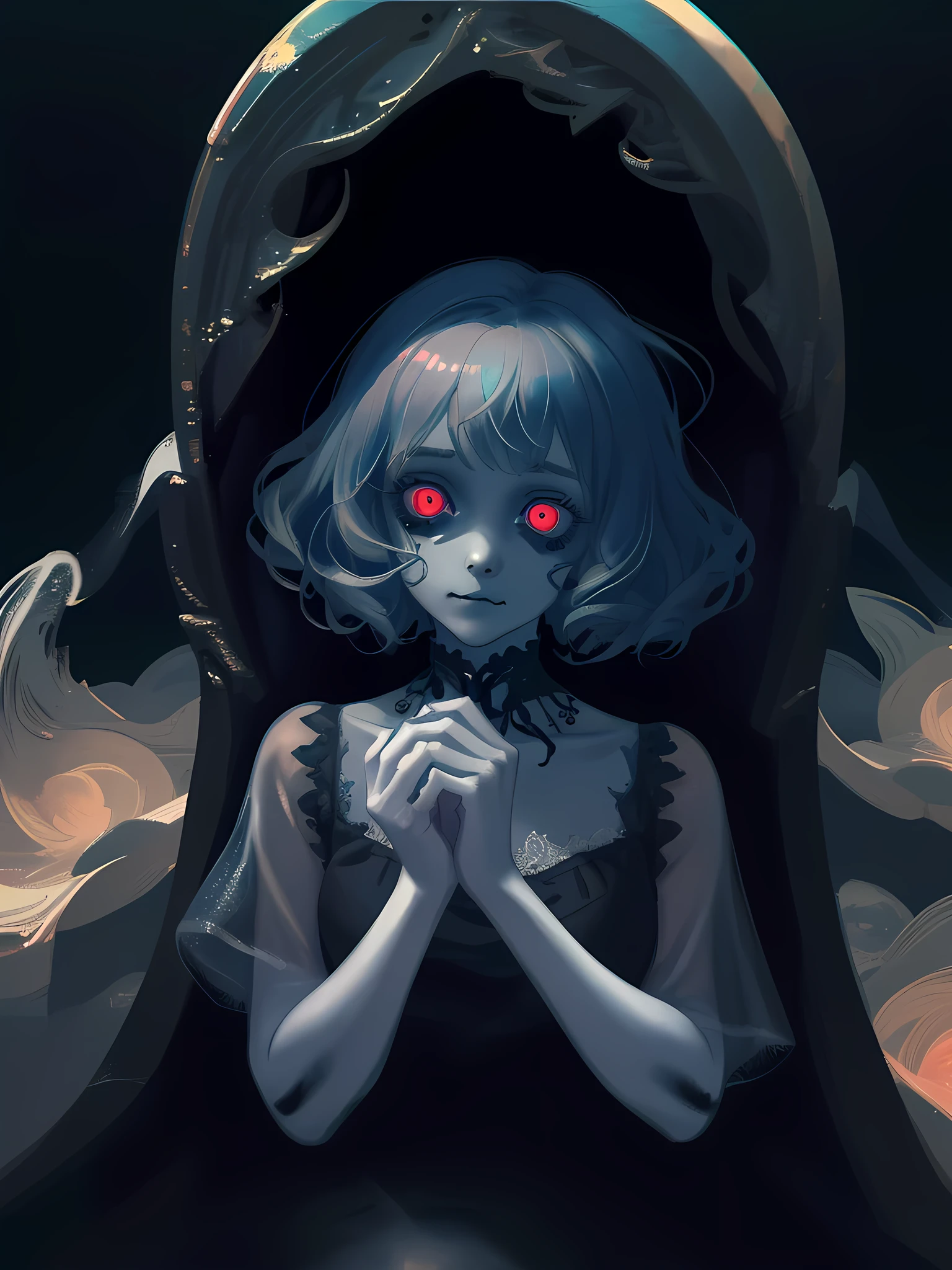 Visually very cute art, pastel colors, cute shapes, hidden sinister meaning, high-quality (4k, highres, masterpiece:1.2), ultra-detailed, realistic:1.37, soft and dreamlike lighting, fantasy concept art, charmingly eerie, pastel goth aesthetic, creepy and cute balance, unsettlingly cute characters, whimsical yet twisted, mysterious storytelling, hauntingly beautiful details, carefully composed composition, flickering soft glow, ethereal and magical atmosphere, vivid and vibrant colors, enchanting and bewitching, fascinatingly disturbing elements, delicate and intricate textures, hauntingly adorable creatures, cheerful yet unsettling, cute innocence mixed with dark undertones, playfully eerie scenes, captivatingly unsettling poses, beautiful and sinister juxtaposition, softly glowing eyes, irresistible and hauntingly joyful expressions.