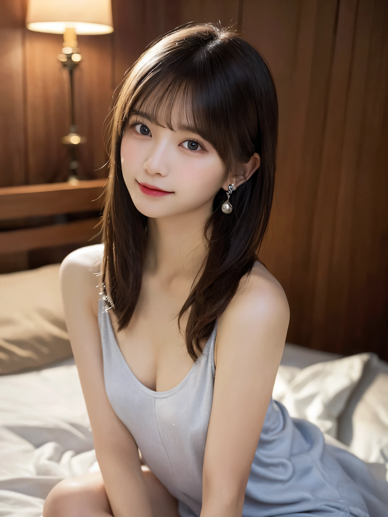 (8K, Raw photo, highest quality, masterpiece: 1.2), Very detailed, Super-resolution, (Real photo: 1.37), Portraiture, High-definition RAW color photos, Professional photos, 非常に詳細で美new, Very detailed, 8K Wallpaper, Amazing details, Huge file sizes, Official Art, Very detailed CG Unity 8K Wallpaper, Very detailed beautiful girls, Very detailed facesHighly detailed eyes, Very detailed skin, Very detailed fingers, Very detailed nose, Very detailed detailed mouth, Perfect Anatomy, Detailed Background, One Girl, (20:1.2), 20th generation, cute girl, Real Body, small, White skin, Glowing Skin, Because I'thin, Handsome body, Black Hair, short hair, (Blunt bangs: 1.2), smile, cute, like々new, かわいらnew顔, Real Face, Delicate eyes, Saggy eyes, cute loungewear, See-through, Earrings, sleep, cute sleep face, Cowboy Shot, landscape, Lying together in bed, Contrappost, Dynamic Lighting, Medium breast, Cowboy Shot、naked,nakedの胸,Pull angle of view,naked、全naked、naked,nakedの胸,fully open legs、全naked、Raw photo、Photographed in natural light、highest quality、8K、32k、masterpiece、Realistic、Pussy、Female organ、Sex、Sex中、男性とsexual behavior、Normal position、Raw creampie、sexual behavior