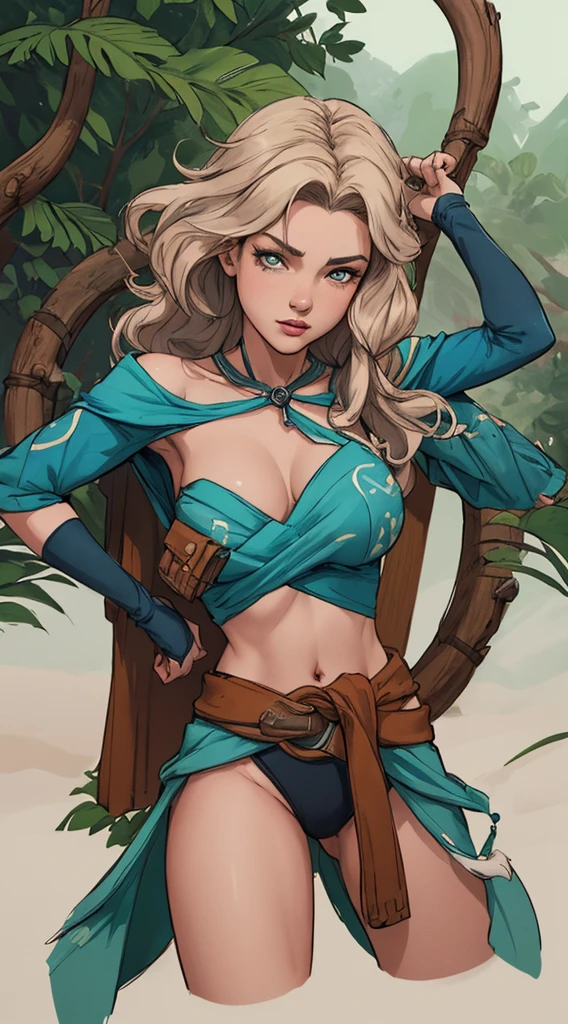 Personagem mulher estilo atompunk Fiona rainha Anna de Arendelle com marcas de guerras Imagem de desenho animado de uma mulher .Ilustra??o estilo desenho animado, estilo de arte dos desenhos animados, estilo de arte dos desenhos animados, digital illustration style, estilo atompunk design de personagens altamente detalhado, arte digital detalhada coragem, Forest fan art, Design de personagens de retrato, beautiful digital illustration, retrato de alta qualidade, Arte em quadrinhos, mulher jovem cabelo com transas lindas . Queen Anna of ArendelleBeautiful lined eyes Medium large bust and wonderful sexy clothes. image expression of sexual desire from waist to head illustration Queen Anne of Arendelle atompunk style Fallout 4 style pose playboy magazine