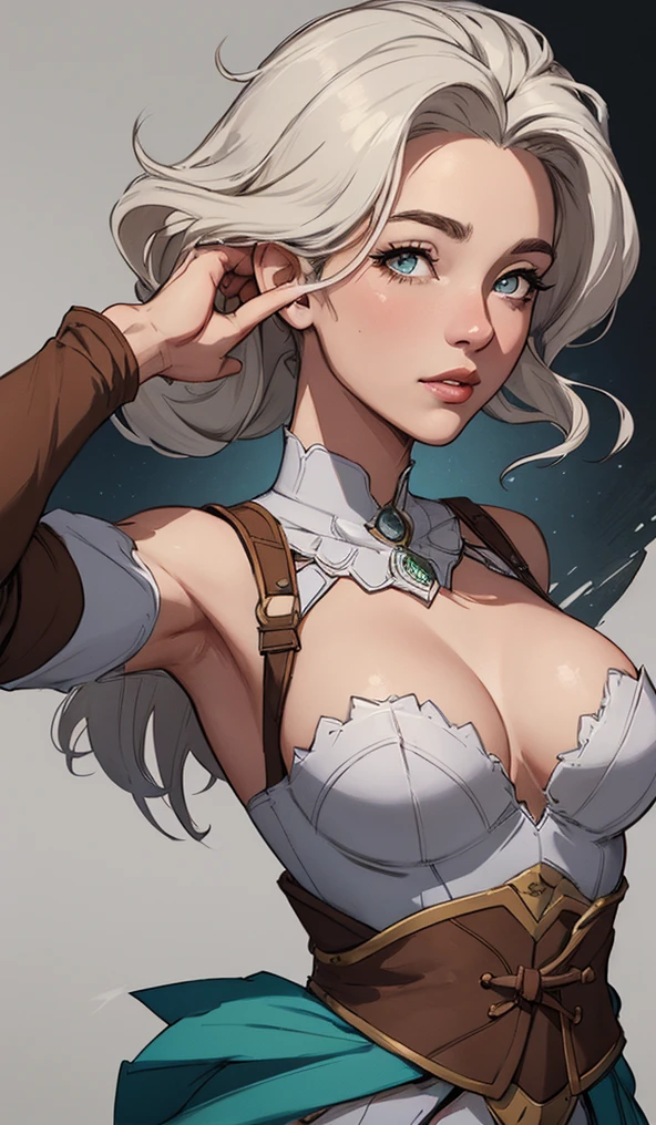 Personagem mulher estilo atompunk Fiona rainha Anna de Arendelle com marcas de guerras Imagem de desenho animado de uma mulher .Ilustra??o estilo desenho animado, estilo de arte dos desenhos animados, estilo de arte dos desenhos animados, digital illustration style, estilo atompunk design de personagens altamente detalhado, arte digital detalhada coragem, Forest fan art, Design de personagens de retrato, beautiful digital illustration, retrato de alta qualidade, Arte em quadrinhos, mulher jovem cabelo com transas lindas . Queen Anna of ArendelleBeautiful lined eyes Medium large bust and wonderful sexy clothes. image expression of sexual desire from waist to head illustration Queen Anne of Arendelle atompunk style Fallout 4 style pose playboy magazine