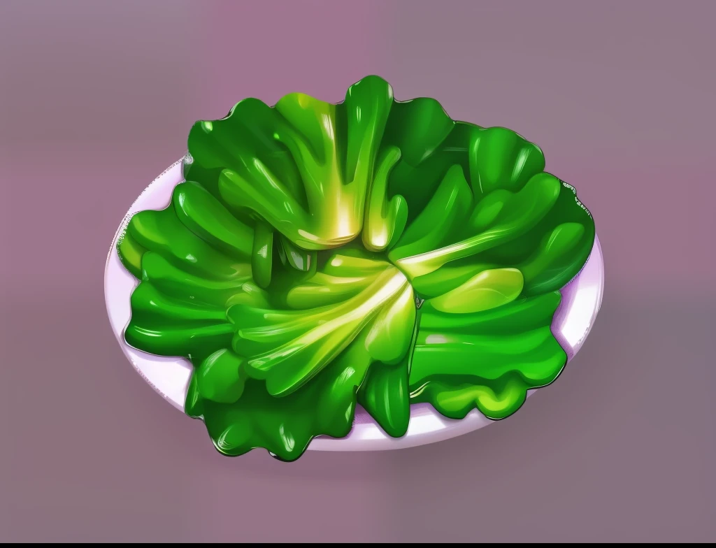 A plate of greens,high quality,Shiny