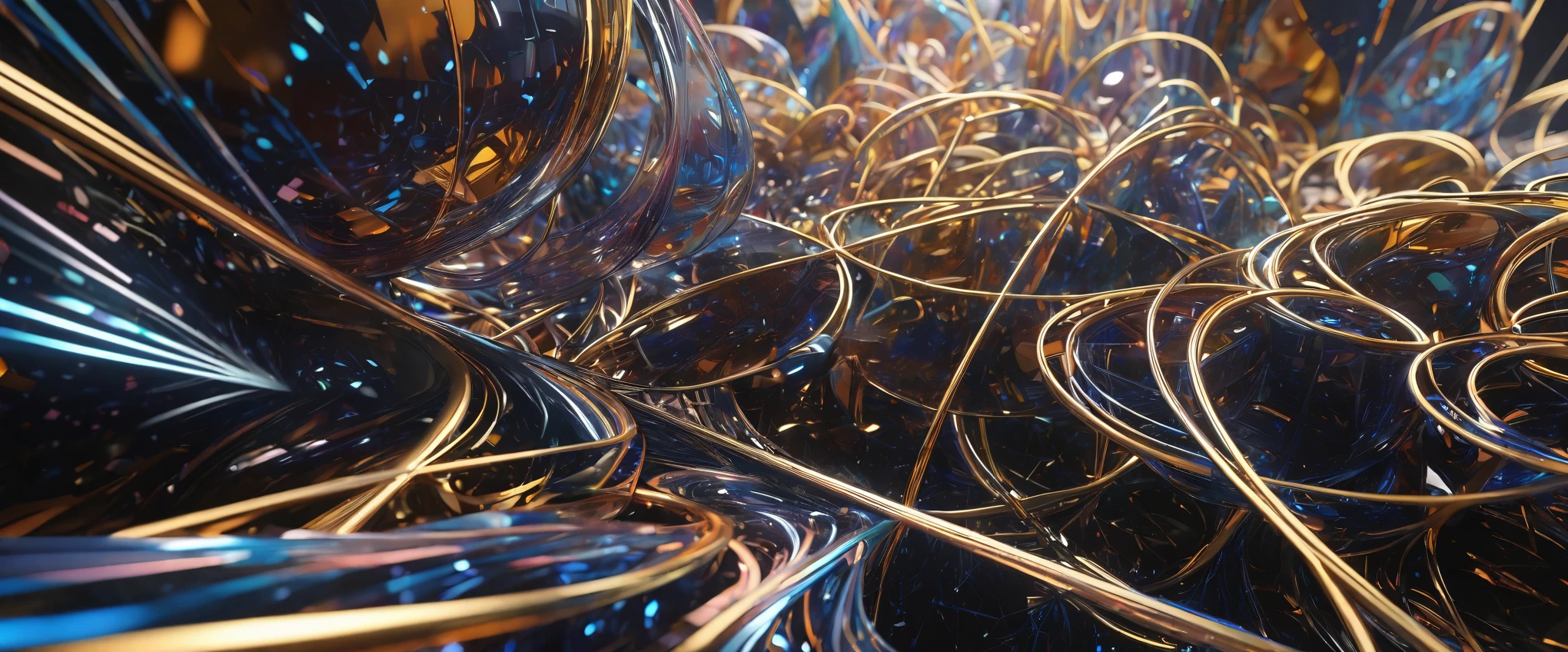 Witness the magic of mathematical precision as geometric shapes come alive in a digital symphony, orchestrated to perfection in a breathtaking 32k resolution with octane render.