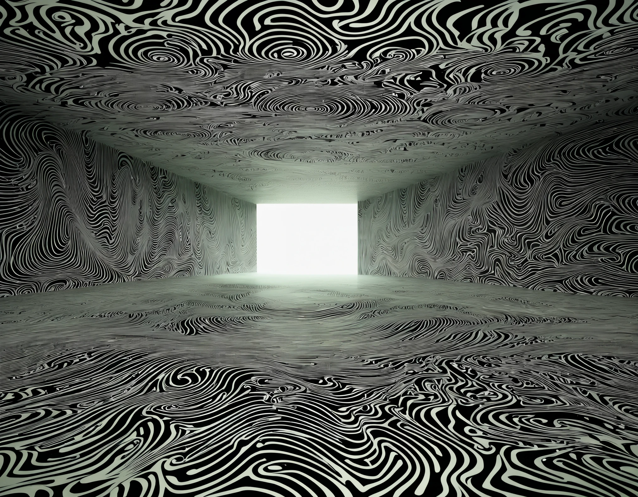 A webpage loading error visualization for "Life Simulator", where "Loading..." is centered over a minimalist, abstract design that reflects both historical and futuristic elements. The design suggests complexity and sophistication despite the loading issue. Created Using: abstract art, minimalist style, dual-themed background, sophisticated error display, central typography, modern interface design, high-contrast visuals, widescreen perspective