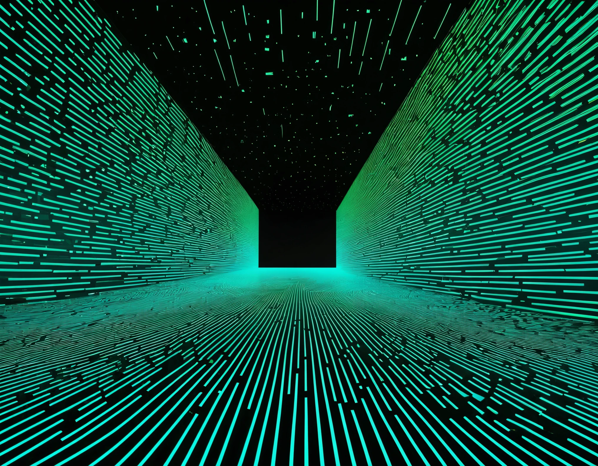 A webpage loading error visualization for "Life Simulator", where "Loading..." is centered over a minimalist, abstract design that reflects both historical and futuristic elements. The design suggests complexity and sophistication despite the loading issue. Created Using: abstract art, minimalist style, dual-themed background, sophisticated error display, central typography, modern interface design, high-contrast visuals, widescreen perspective