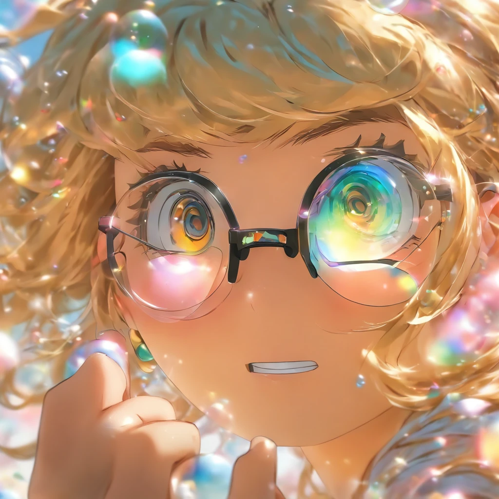 Bubble ring woman Glasses protector