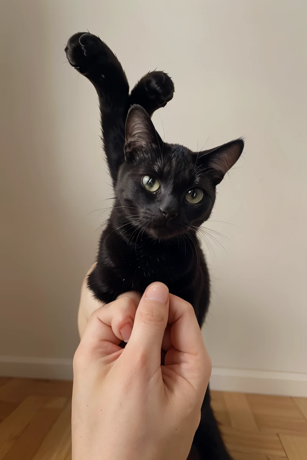 ((best quality)), ((simple)), simple doodle of a cat showing its middle finger
with its face slightly turned to the left