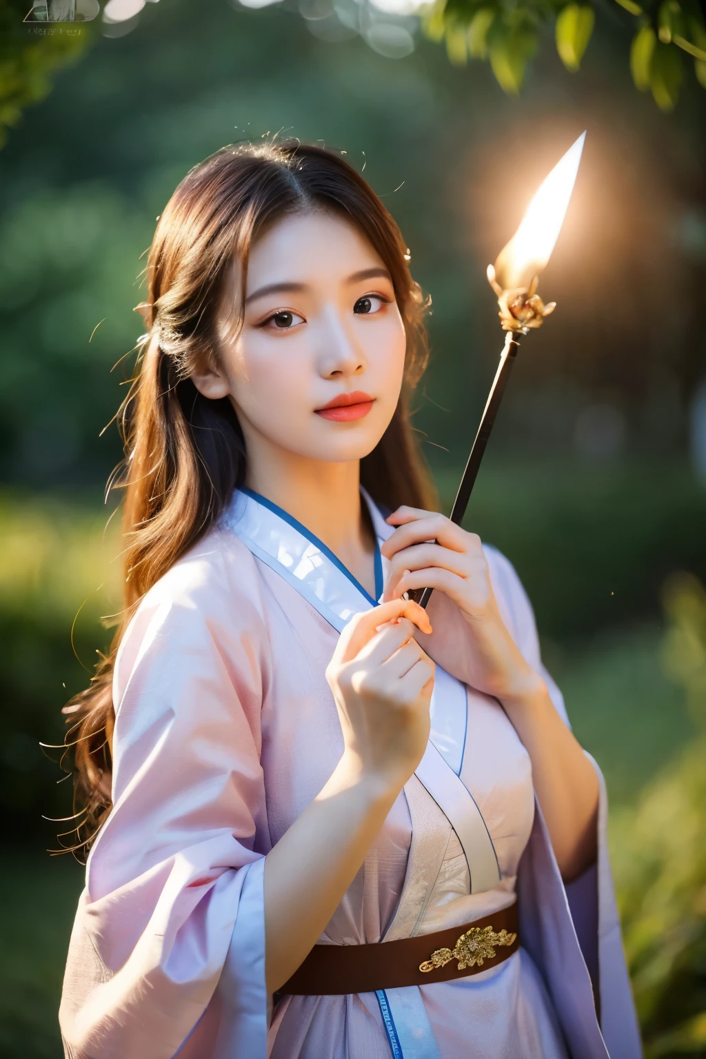 ((best quality)), ((masterpiece)), (detailed), perfect face
Beautyfull asian girls see bright a fullmoon, she use traditional clothes and holding a light long swords
