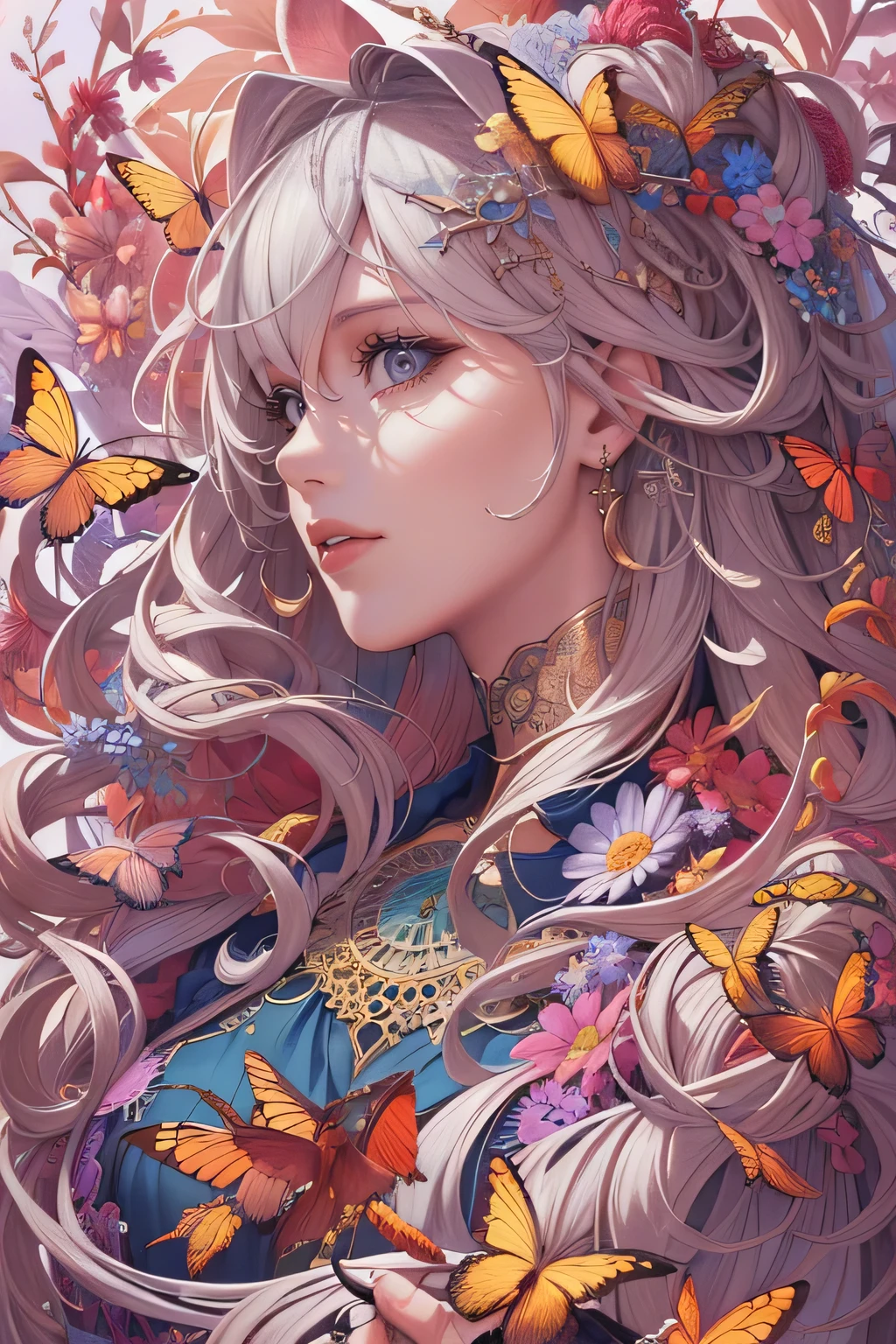 (Masterpiece, Best Quality, Highres:1.4), Detailed, Intricate Details, 4K,
color splashes, line art, art, fibonacci,