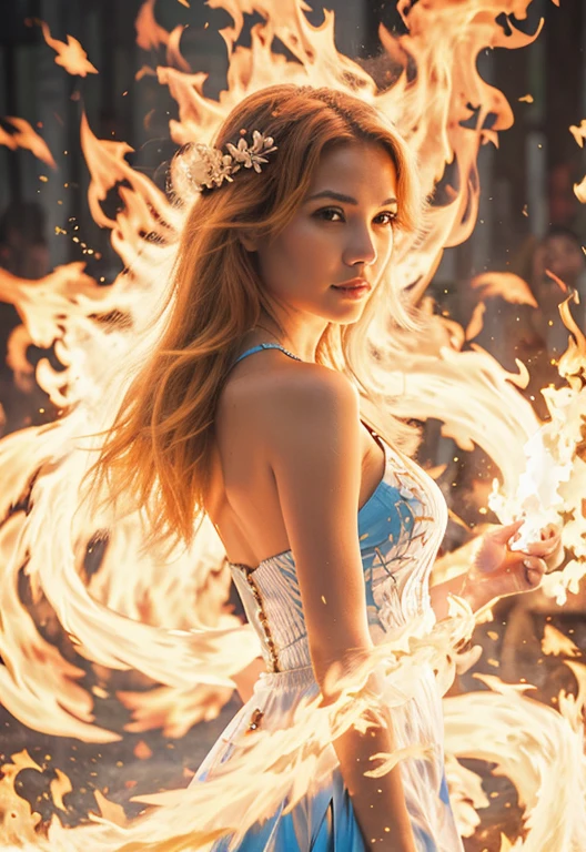 Flame/flame/loimu，Just refine the details of the image