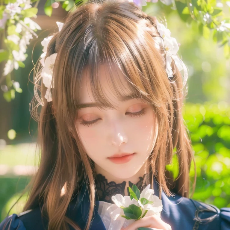 girl with long hair, violet evergarden, cute girl, daytime ethereal,