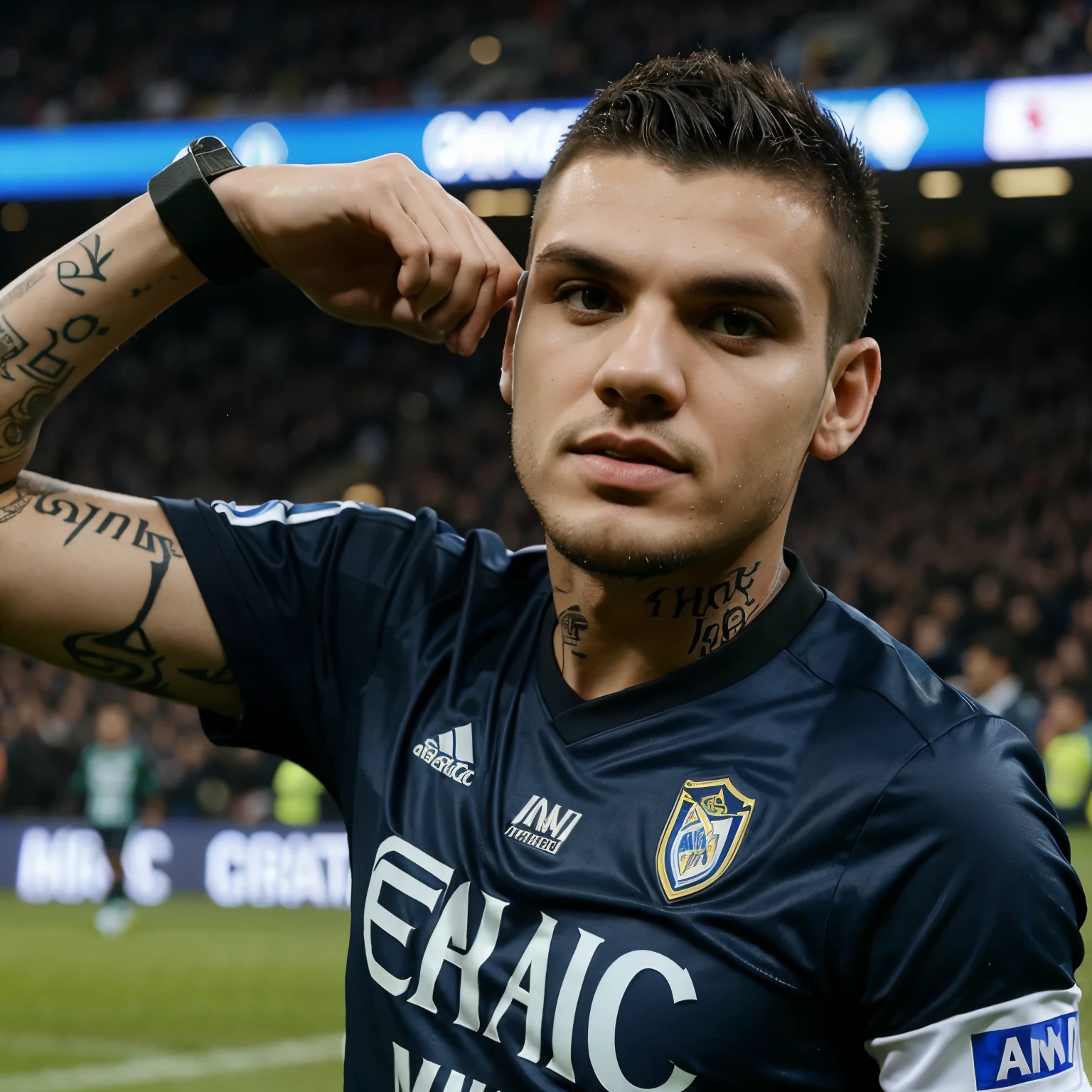 Mauro Icardi kisses Fenerbhace jersey