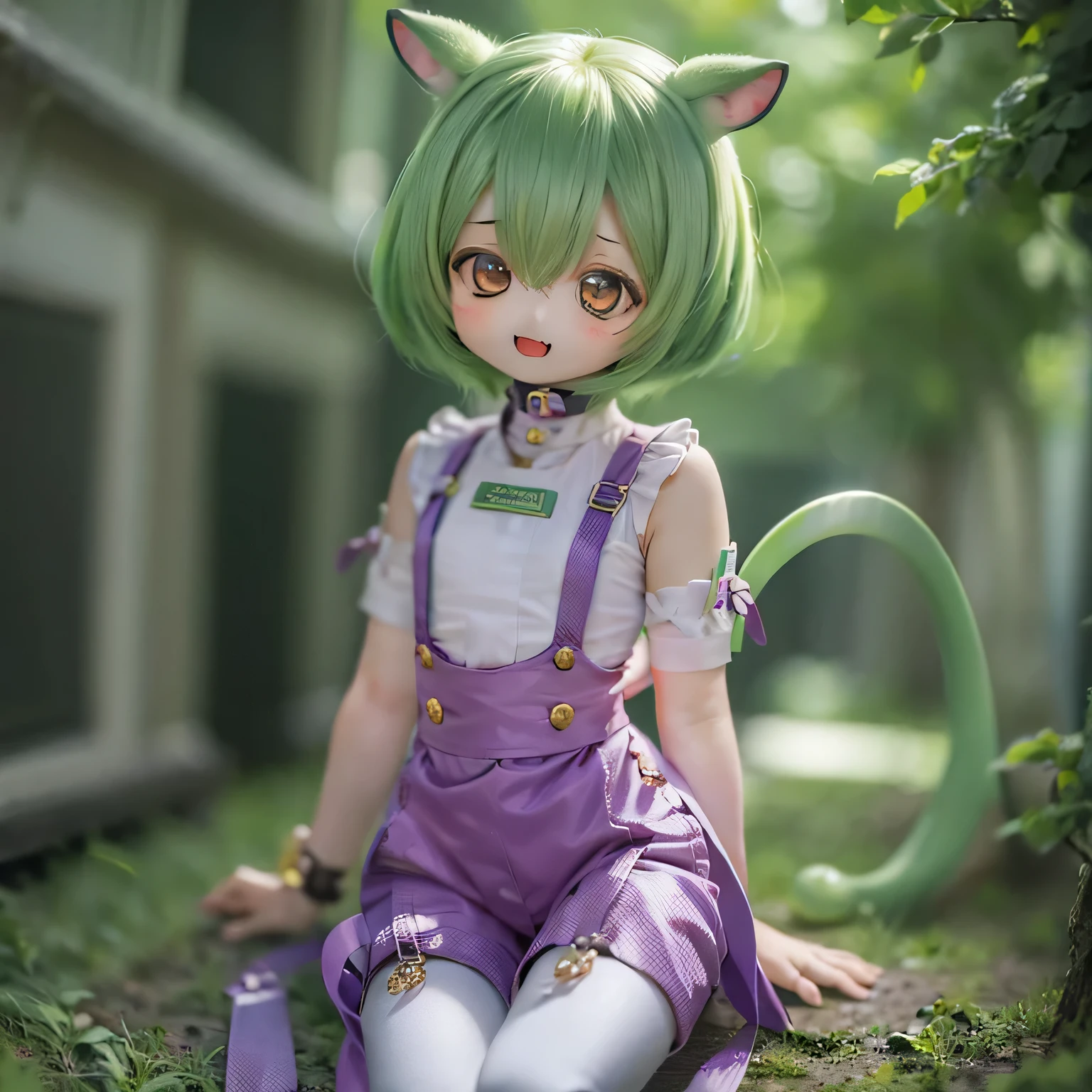 Detailed prompts for generating high quality images using the stable diffusion method are、:
(((((((chibi)))))))Use body shape A lot of Zundamon(child:1.2)
"(((smile))), (Digital Art:1.1, High resolution, masterpiece:1.2), (Bright colors), (Confident expression), ((((a bit)))) letter, (Green Hair), A girl with a distinctive hairstyle and a zunda-like body, (Confident expression), ((((a bit)))) letter, (Green Hair), (White blouse), ((((8. Relaxing and surrounded by greenery))))) Proud face"Walking around the city