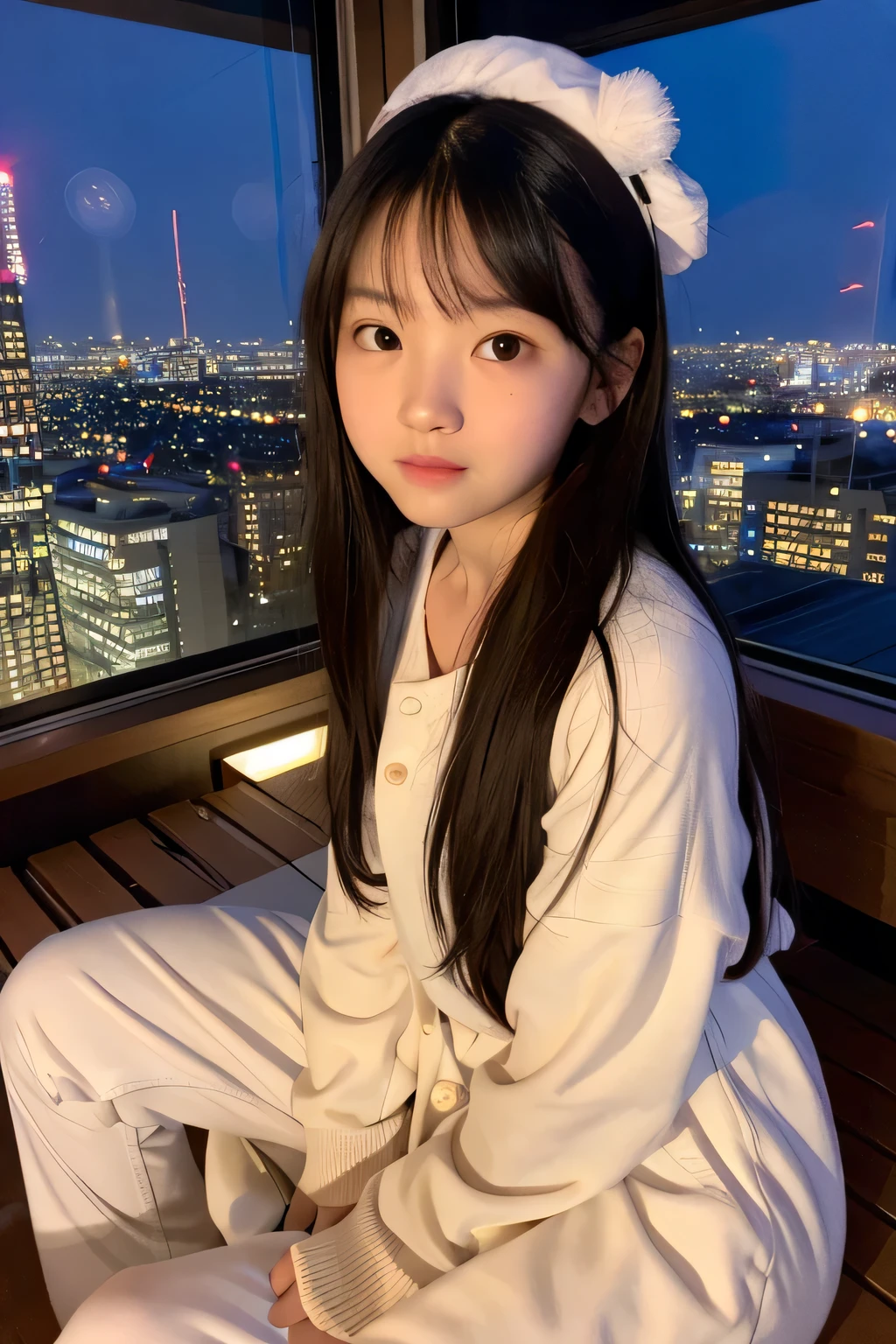 photograph,Highest quality,Perfect Face,Beautiful night view,,Lean
