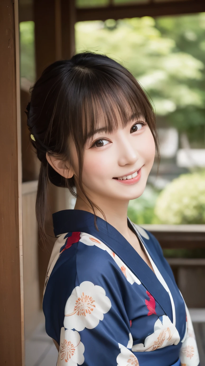 top-quality,fullbody shot,softlight,(depth of fields),super high resolution,(Realistic:1.4),Raw photography,(portlate:1.4),(From Side:1.2) 1 Japanese girl,solo,cute little,(full of shyness、A smile:1.1),(Brown-eyed),detailed beautiful faces,traditional Japanese kimono
Luxury kimono,no wrinkles at all , (shy smile :1.3)