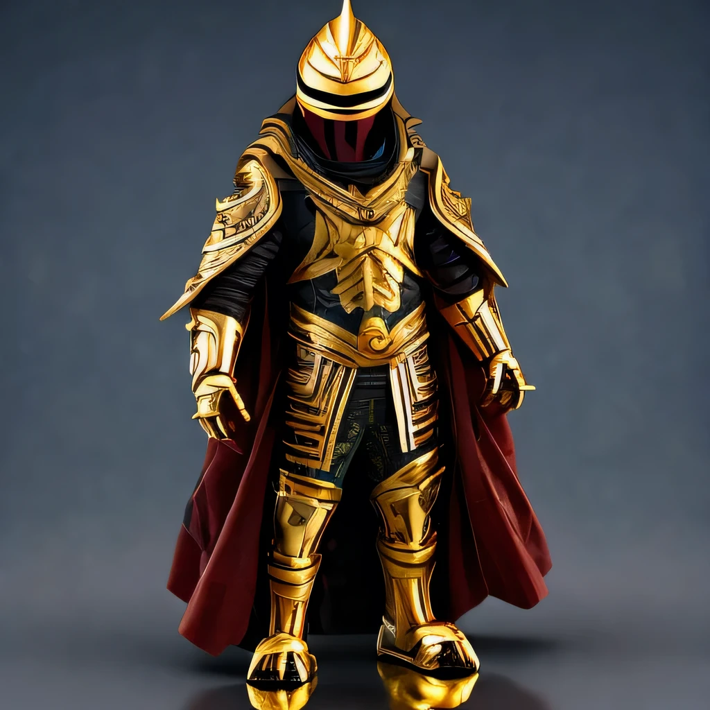 (((Maya))) (45 degree viewing angle)small character. (Armour is ) 8 k((1 little golden man))
