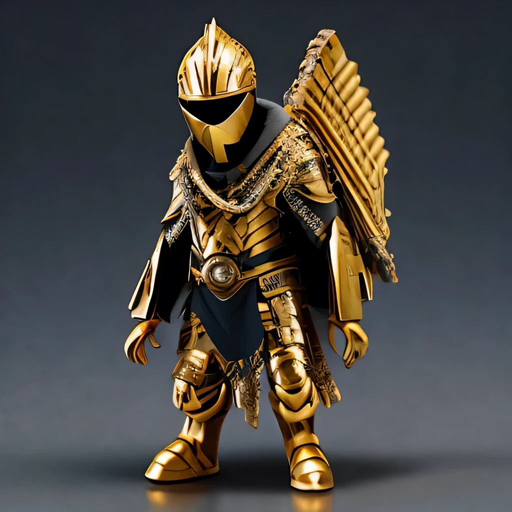 (((Maya))) (45 degree viewing angle)small character. (Armour is ) 8 k((1 little golden man))
