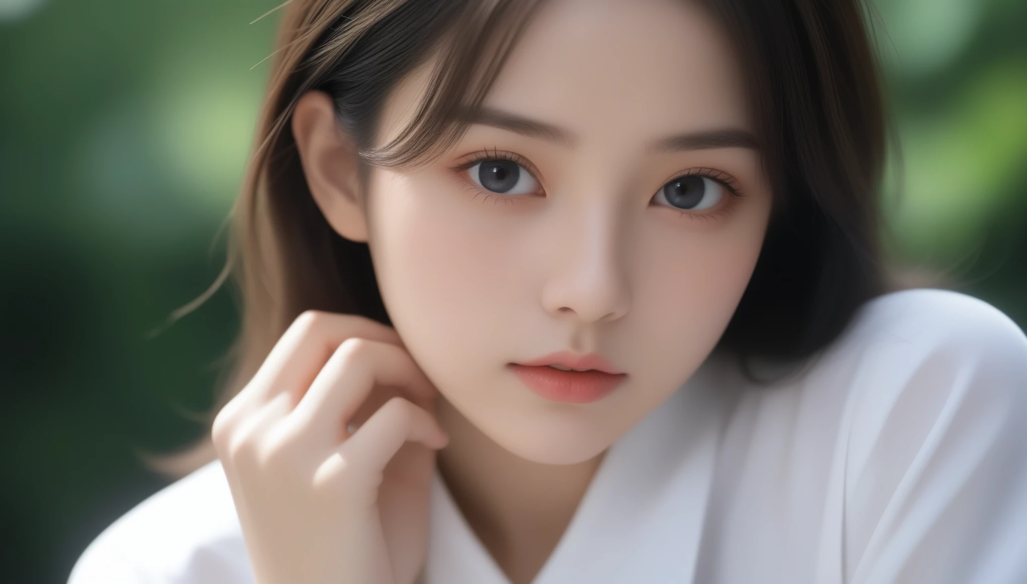 8K, Ultra-high resolution, highest quality, masterpiece, Surreal, photograph, 1 girl, (:1.3), pretty girl, Cute face, Beautiful eyes in every detail,masterpiece,8k, Ultra-high resolution, highest quality, masterpiece, Ultra-realistic, photograph, 1 girl, (16 years oldy girl, Cute face, Beautiful eyes with attention to detail, (Maid clothes:1.5), (Medium Large:1.2),(((Shining Eyes)), ((Spread your thighs))、Sexy pose、See through 、L at the audience、beauty,Long neck、Smile a little、Please close your mouth and laugh、(((Ideal body proportions))),A cup small breasts :2,、Portraiture:2、PAnatomy、Vivid details、detailed、Surreal、Light and shadow,Strong light,Fashion magazine cover,Thin lips