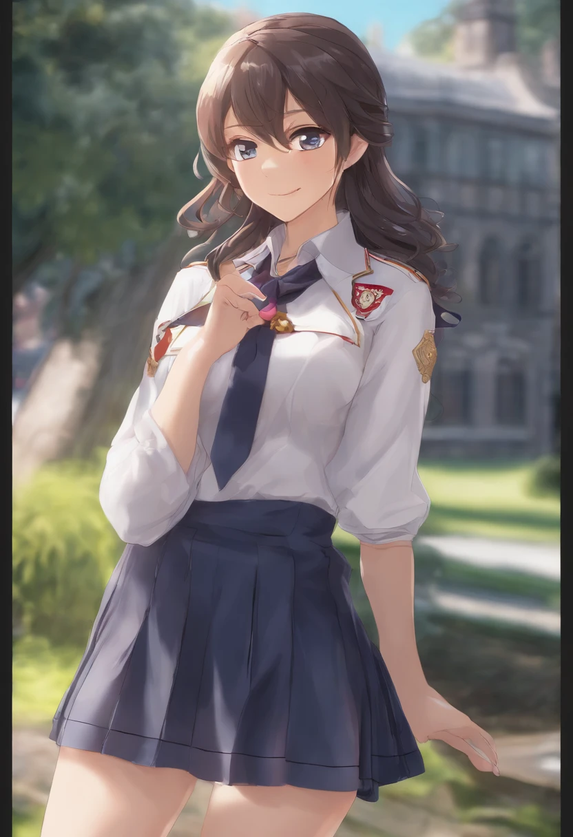 (best quality, 4k, 8k, high resolution, masterpiece: 1.2), ultra detailed, (realistic, photorealistic, photorealistic: 1.37), (best quality, realistic),
image of a woman (girl (looking like Mayte Michelle Rodriguez:1.3),
breasts(very, very large,((large breasts:1.4)),
beautiful detailed eyes and face, white jabot, brown eyes,
beautiful detailed eyes, ((face is flushed:1.4))
((hair (brown:1.2), curly, flowing, )) ,
skirt
( ((Japanese school uniforms:1.4)) ,
extremely short (very tight, close to the body, showing the curves of the body, (extremely transparent: 1.5),
((panty shot:1.5)) ((high school)),((dark blue skirt:1.3))
),
very low neckline,
waist (
(up), (wide, stocky), (High:1.4)),(High:1.4)),
(narrow, cowboy shot)),
flowers blooming in the background, vibrant colors, soft natural lighting, elegant and graceful pose, ((fine_fabric:1.4))
((random sexy pose:1.3))
((sweaty:1.5))
((close up:1.2))
best quality,artwork,ultra high resolution,(photorealistic:1.4),raw photo,(authentic skin texture:1.3),(film grain:1.3),panorama,character portrait,very wide shot,(in the dark , deep shadow, subtle, cold light,) night, shedding tears, powder, tyndall effect, (expression)((whole body:1.3)) ((smile:1.3))
leaning against a pole, cold atmosphere,Cinematic, excellent lighting), raw style, garden background, natural lighting, subtle shadows, expressive face, standing posture, fresh and vibrant colors, hair flowing with movement, airy and light atmosphere, inspiring and vibrant strengthening. - raw style