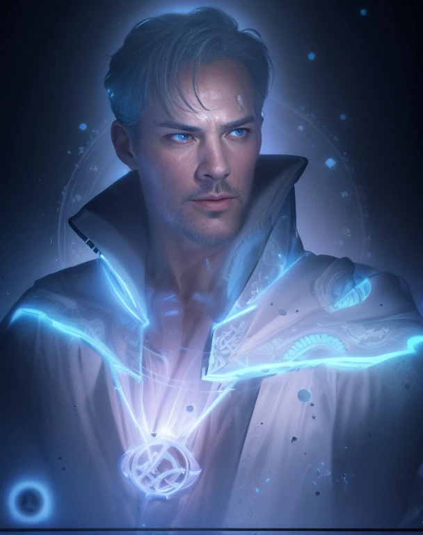 (mid_shot:1.3),(1 male:1.2),(muscle man:1.1),(frontal illumination:1.2),with a silver body and glitters with lights above,extreme iridescent reflection,in the style of vray tracing,vibrantmanga,shiny/ glossy,rococo pastel,fluid form,tinycore,fluid impressions,vray,machine aesthetics,yanjun cheng,silver,shiny eyes,fluidform.,the young warrior,male characteristics,