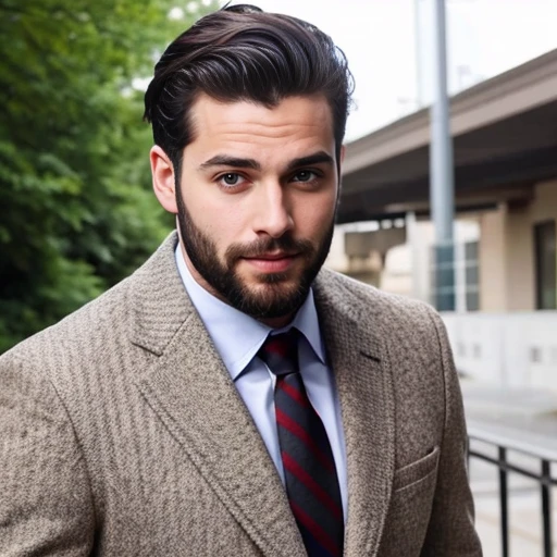 Jew Ashkenazi handsome men focu on character face.