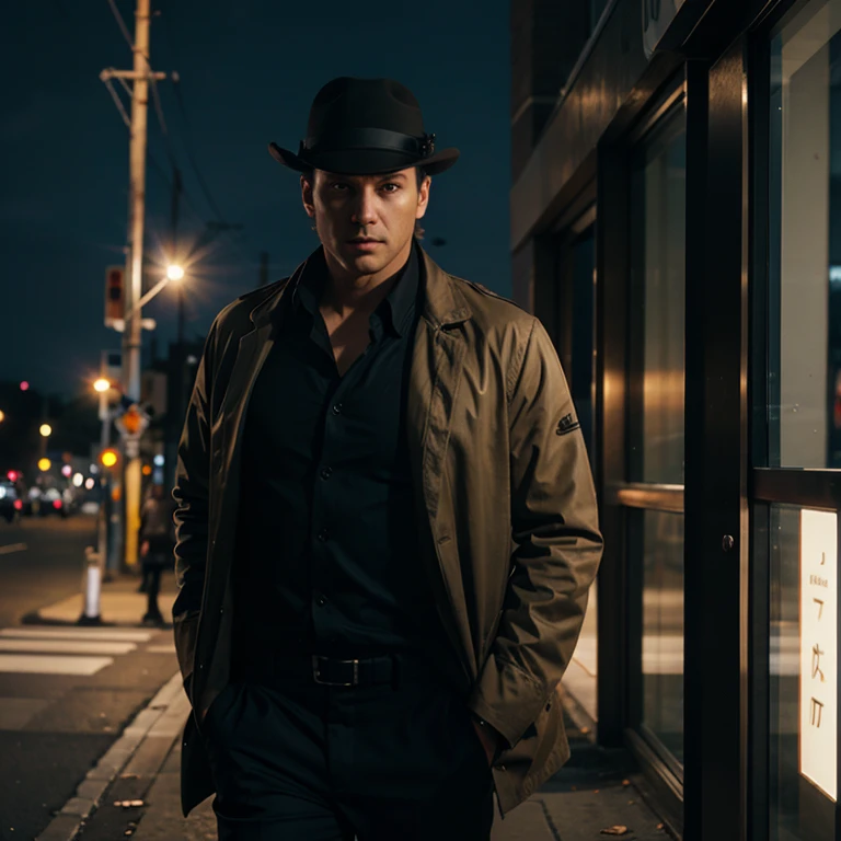A male detective  