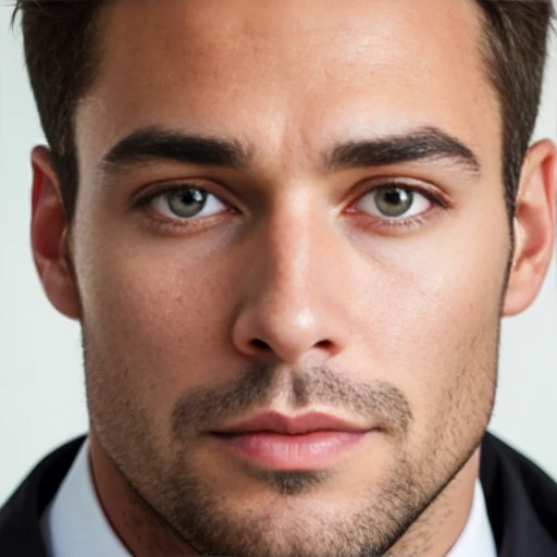 a man from Australian beautiful. focus on the character's face