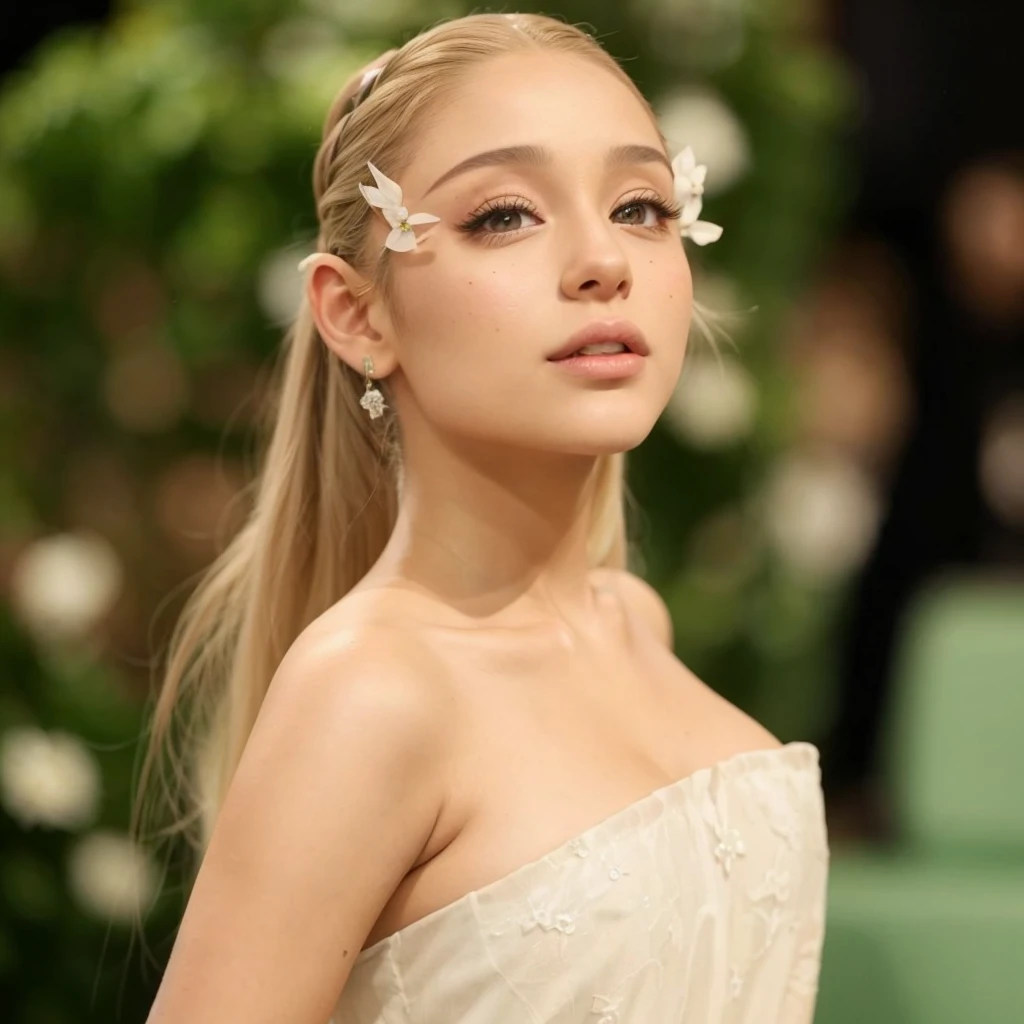 um close up de uma mulher com cabelos longos usando um vestido preto, Retrato de Ariana Grande, Ariana Grande, cabelo em rabo de cavalo baixo liso, Nice poarch, Ariana Grande Fotografia, ariana grande as a sith, Cl, Ariana Grande em Star Wars, Pintura de Ariana Grande, inspired by Gina Pellón, pintura de retrato de ariana grande, Foto do perfil, suave em _ O pano de fundo