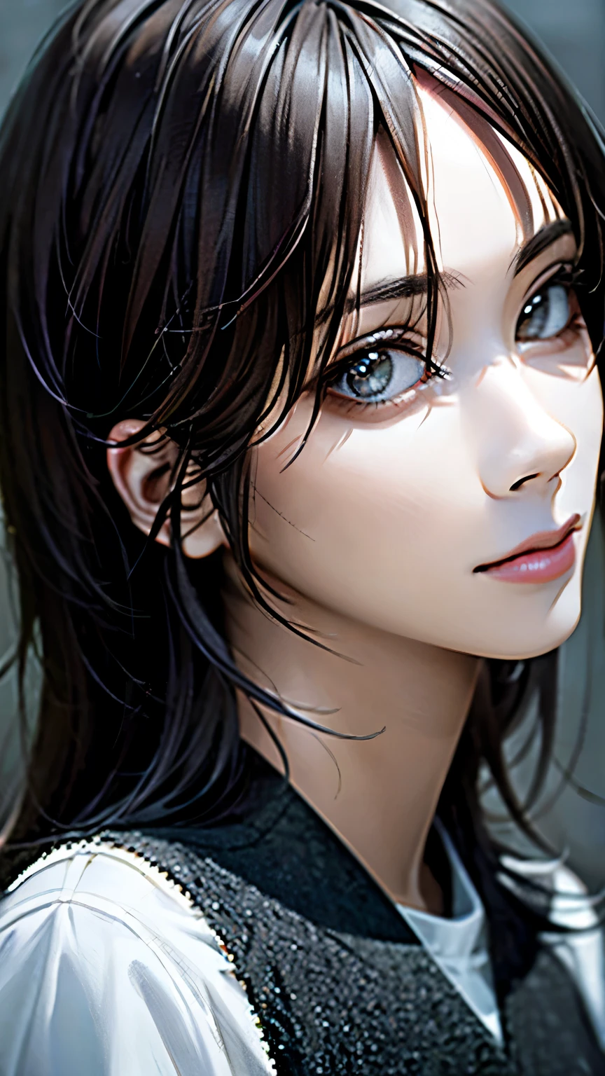 (hig彼st quality、8k、32k、masterpiece)、(Realistic)、(Realistic:1.2)、(High resolution)、Very detailed、Very beautiful face and eyes、1 girl、Delicate body、(hig彼st quality、Attention to detail、Rich skin detail)、(hig彼st quality、8k、Oil paint:1.2)、Very detailed、(Realistic、Realistic:1.37)、Bright colors