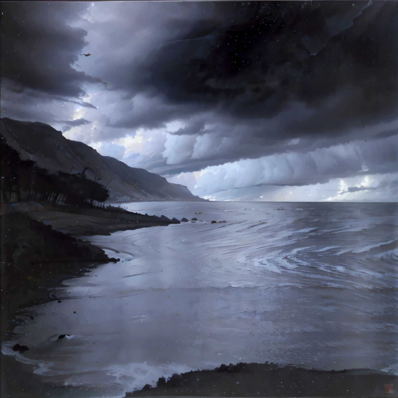 Sea, storm