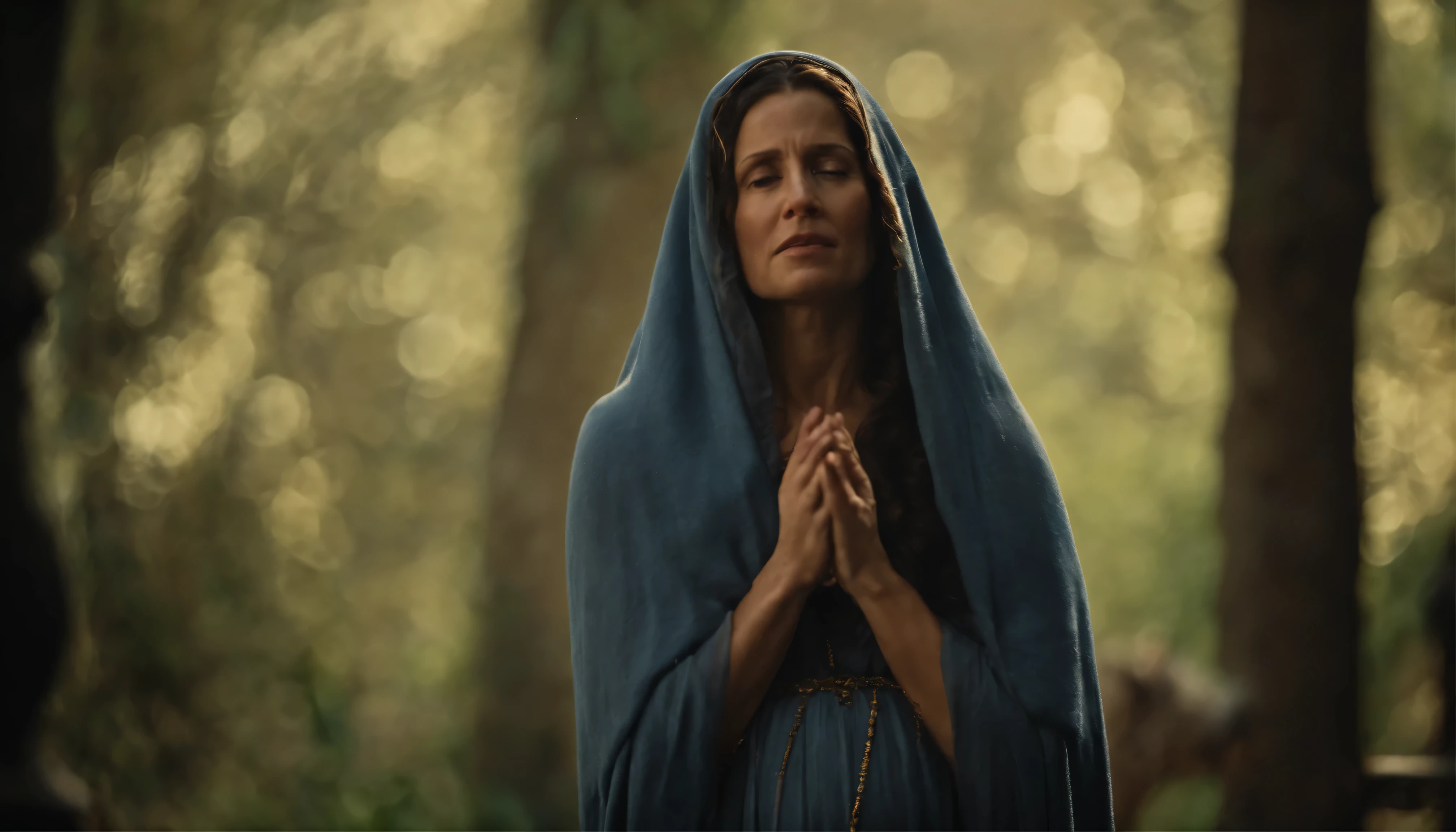 isabel, prima de maria , Jesus' mother, pregnant. biblical character