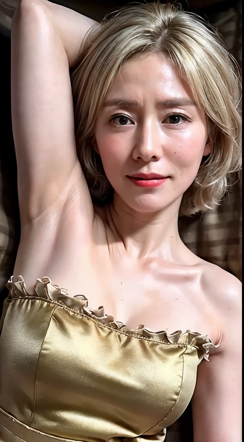 (Browsing Caution:1,4),Mix 4, (8k, RAWphotograph, Highest quality, Tabletop: 1.45), (Realistic, Realistic: 1.37),illumination, night, プロのillumination, photographn mapping, Radio City, Physically Based Rendering, Gradient Brunette, 高品質のphotograph, High resolution, 1080P, (Detailed facial depiction), (Detailed description of the hand), (Delicate CG), Extreme light and shadow, Rich details, (Detailed facial features), (Highest quality), Look in front of you, Highly detailed face, Highly detailed lips,  超High resolution, (Faithfulness: 1.4), photograph, 1 girl, [(sad)],  , Thin limbs, movie, Cool pose, I Cup, Highest qualityな完璧なボディ, photographのような, (1 girl: 1.3), Perfect balance, (Huge, Perfect breasts, Areola),(Realistic, Photorealistic:1.37),One person少女, Cowboy Shot,Professional Lighting, Photon Mapping, Radio City, RAWphotograph、(Photorealistic:1.4)、Octane Rendering、Complex 3D rendering with ultra-detail, Studio Soft Light, Rim Light, Vivid details, Super Detail, Realistic skin texture, Detailed aspect, Beautiful details in the eyes, Highly detailed CG Unity 16k wallpaper, compensate, (Detailed Background:1.2),Highest quality, 超A high resolution, Tabletop, One person少女, One person,alone, Upper Body,View Viewer, White Background, Multicolored Hair, compensate , Lips parted, Black Lips, eyeliner, Gothic, Goth Girl,((Light on face:1.2)),((movie照明:1.2)),(Photorealism:1.4),((30 piercings in left ear)),((necklace)),((A woman who always smiles)),((nightのプールサイド:1.4)),((Lighting on face:1.1)),((Delicately depicting the face:1.2)),((Blonde:1.4)),(Very short bob hair:1.4),,(((全naked))),(((nsfw))),(((全身全naked))),(Bodybuilding Championship Winner),(whole body muscular:1.6),(toned body:1.6),((My abs are amazing:1.7)),(Upper Body:1.2),(((((全naked))))),((((nsfw)))),(((((((naked))))))),(Hairy pubic hair that reaches down to the belly button:1.2),(Hairy pubic hair that connects to the anus:1.2),((Black Background:1.4)),(((全身全naked)))