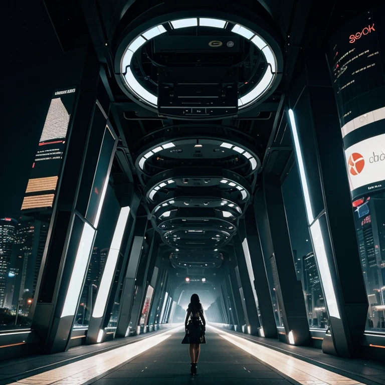 a futuristic civilization of women