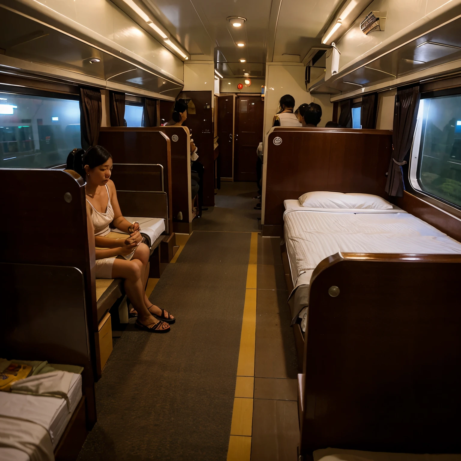 Sleeper train from Bangkok, Thailand to Kuala Lumpur, Malaysia 