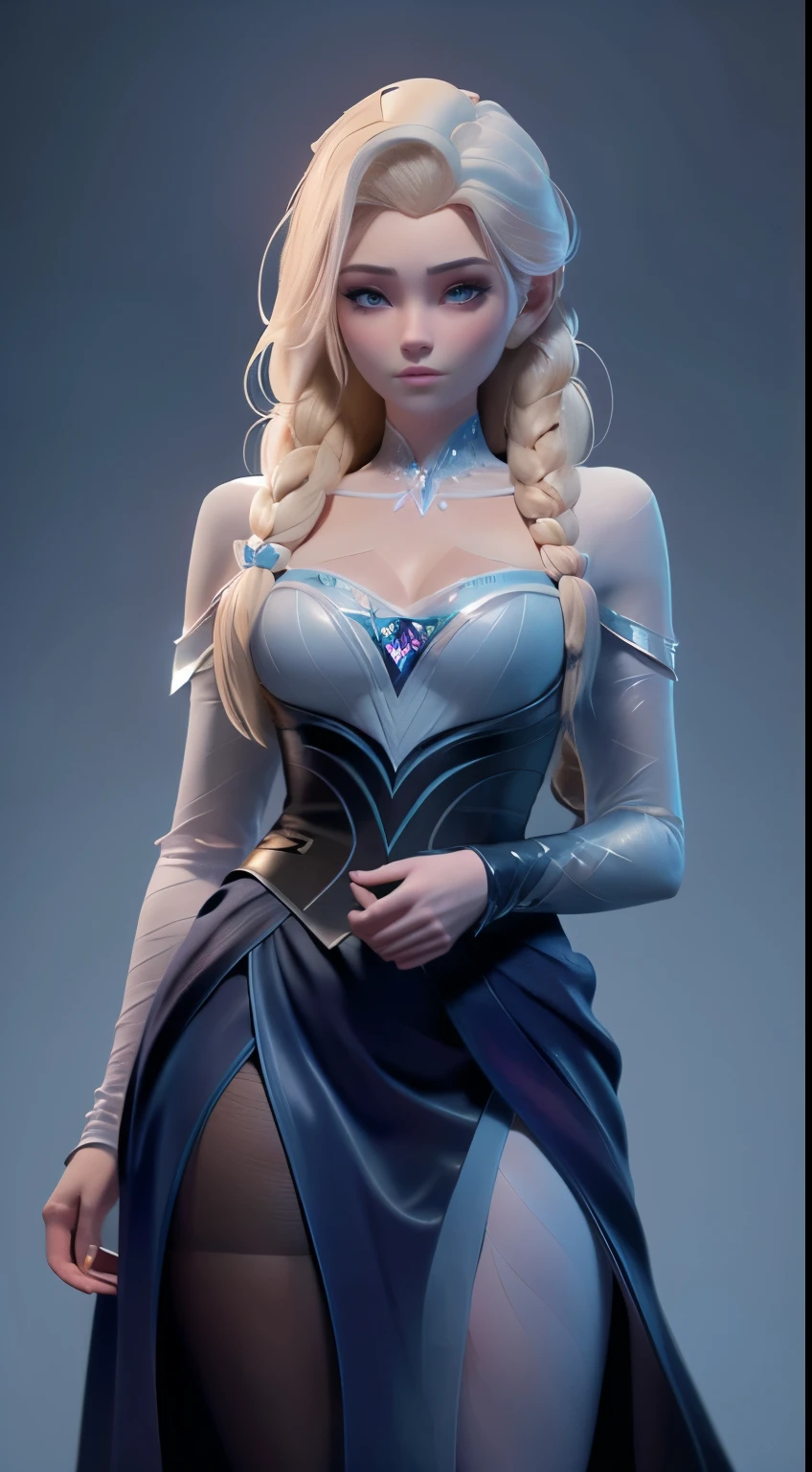 (elsa frozen-rose quartz SU mezclando modelos .) (ultra FUSION) Highly detailed CG unity 8k wallpaper, style shot, complex, high detail, dramatic, highest quality movie still image, very detailed, masterpiece, best quality, character design, Elsa, Elsa from Frozen,Pink Diamond fusion (( Dark style)), realistic ultra-detailed rendering style, natural light, sharp character design, (hard focus, 8k), (((natural skin texture))), 8k textures, soft cinematic lighting, adobe lightroom, dark room, hdr, Sophisticated, Elegant, Rich Detail, Sharp Focuilm Look) )), Soothing Tones, Detail Frenzy, Intricate Detail, Super Detail, Low Contrast, Soft Film Lighting, Dull Colors, Exposure Blending, HDR, Fade, 35mm, f/1.4, ISO64, f16, 25 sec.