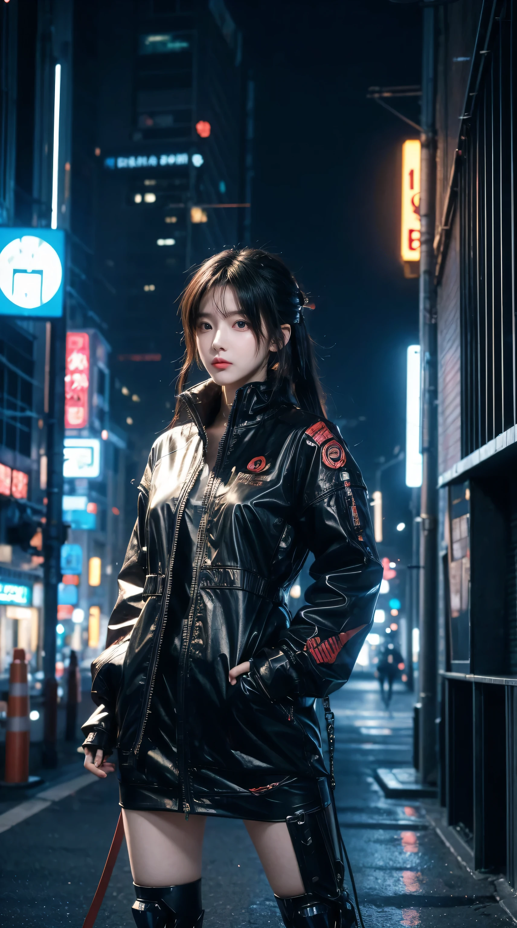 Two people and an anime scene in the city, digital Cyberpunk Anime Art, Anime Cyberpunk art, Cyberpunk anime girl mecha, Cyberpunk Anime Art, Modern Cyberpunk Anime, Digital cyberpunk - anime art, AnimeMecha Aesthetics, Cool Anime 8K, best anime 4k konachan wallpaper, Mecha Aesthetics, Anime Cyberpunk, Anime style 4k